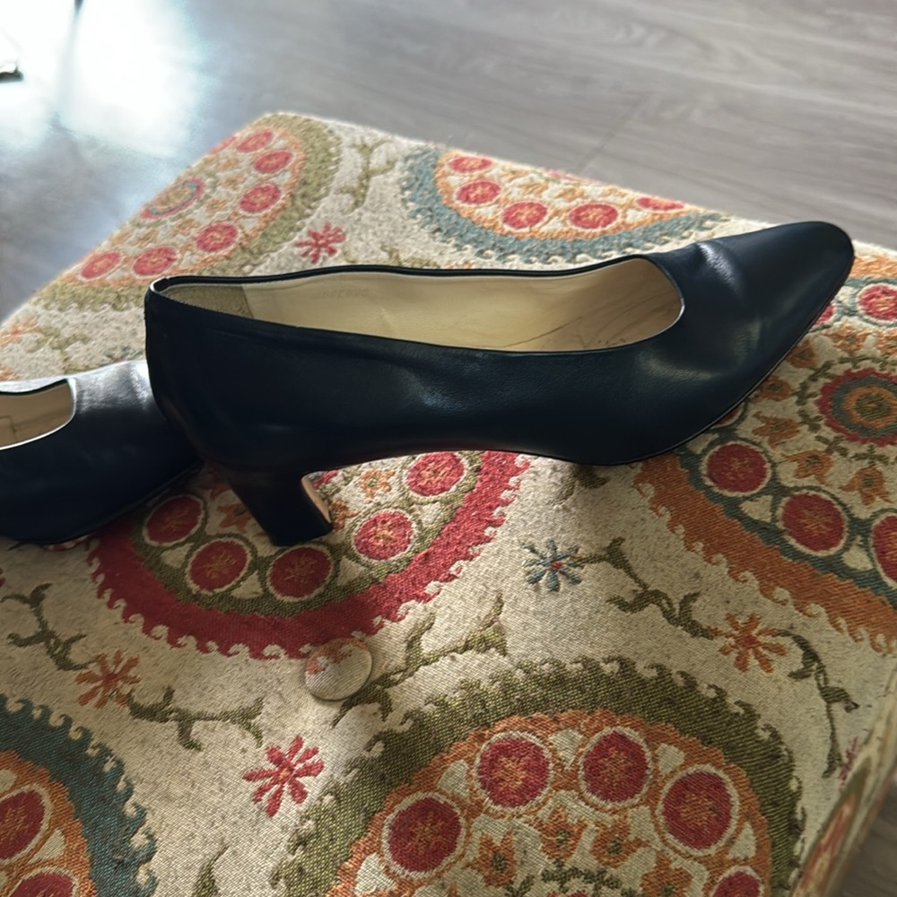 Bally Blue Leather Heels - Picture 3 of 8